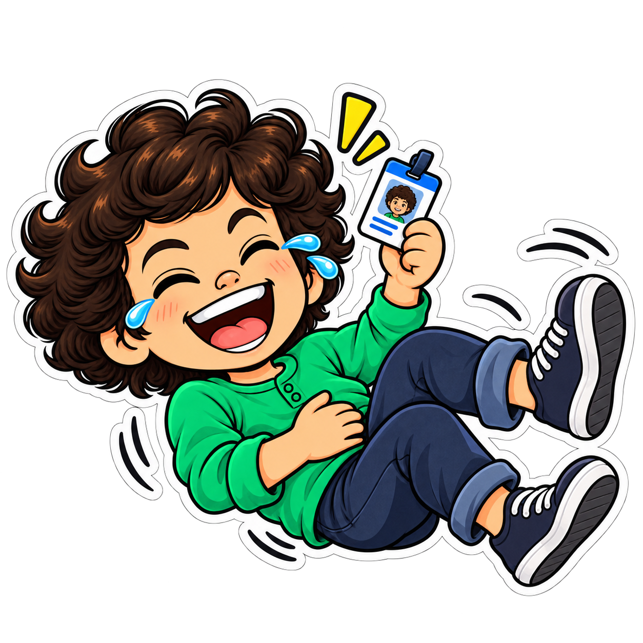 Eric criando uma animação no Scratch
